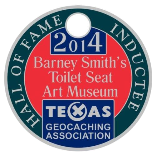 Barney Smith's Toilet Seat Museum pathtag